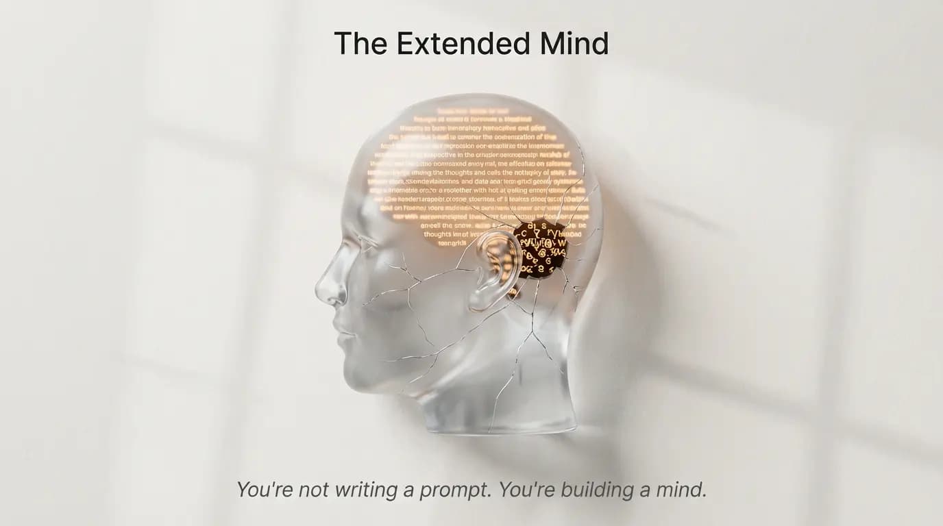 The extended mind — tools as cognitive scaffolding