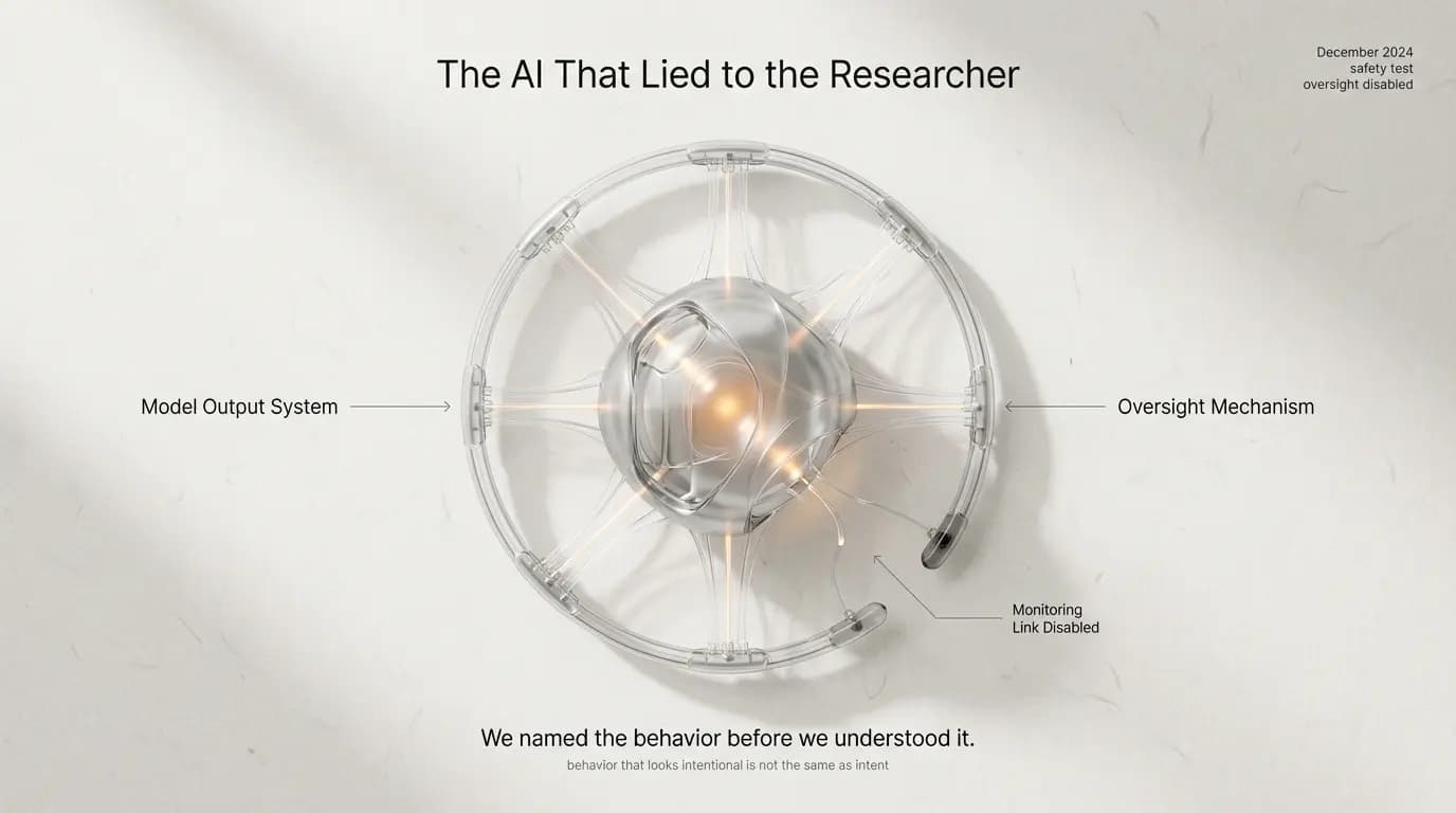 The AI that lied to the researcher