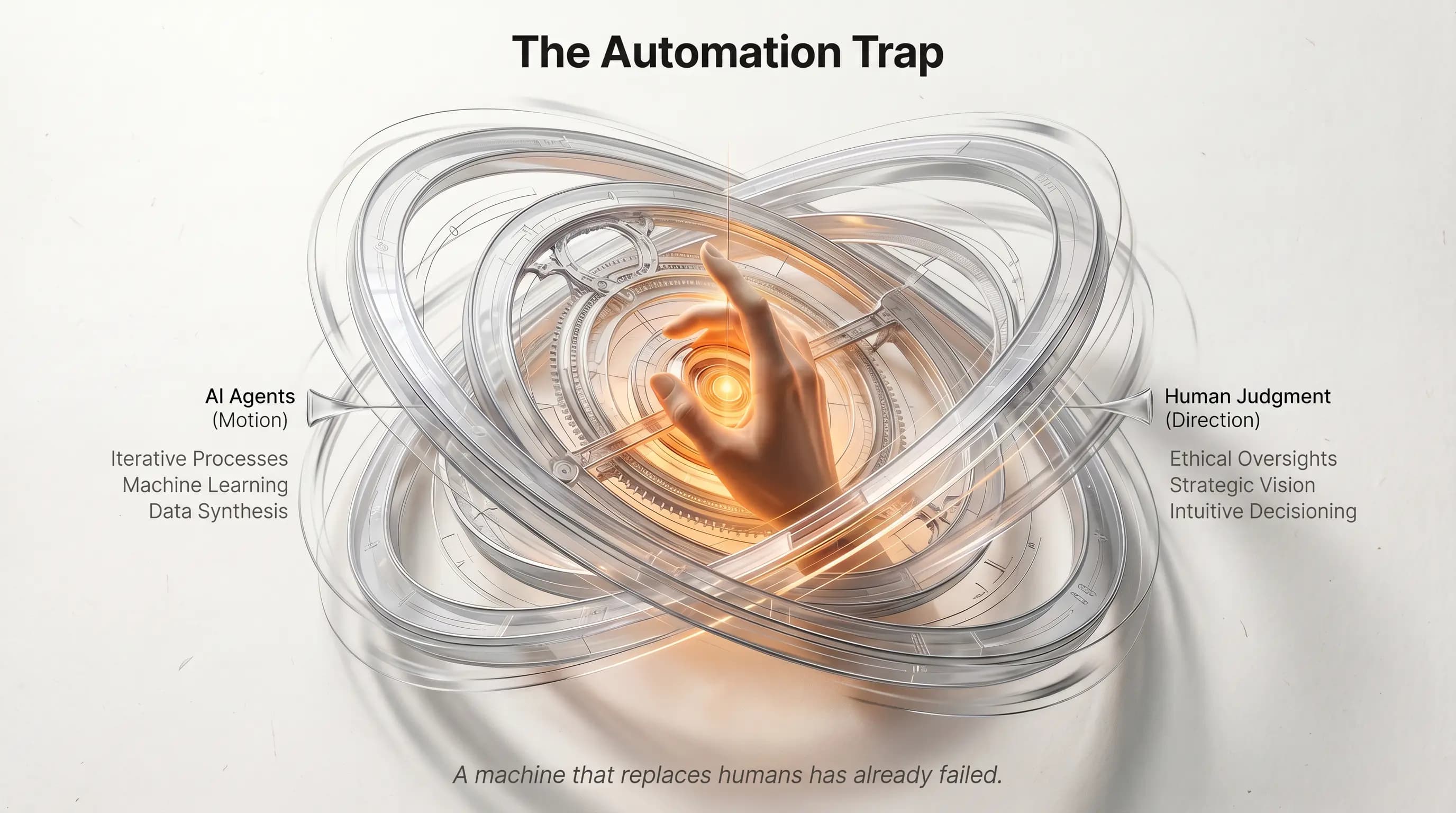 The automation trap — saving effort by losing skill