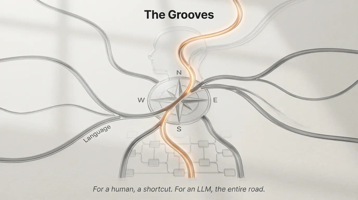 The grooves — patterns worn into thinking by use